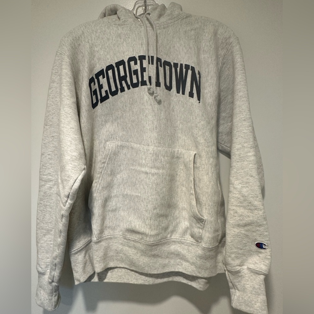 Georgetown Champion Reverse Weave Hoodie